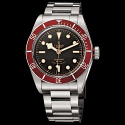 Replica Watch Tudor Heritage Black Bay Héritage 79220R Steel - Leather Bracelet